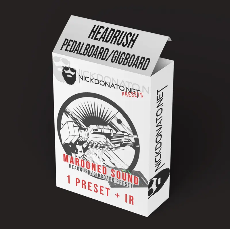 Gilmour Marooned Headrush Patch