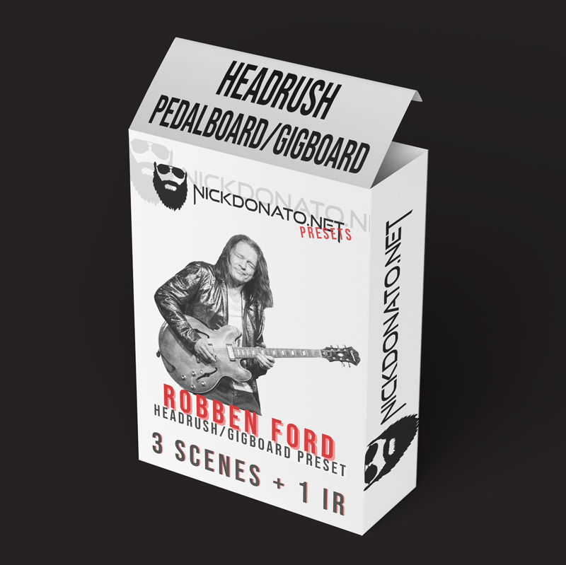 Robben Ford Headrush Patch
